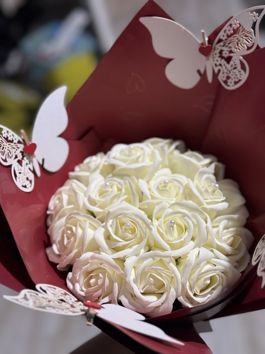 Buchete din trandafiri de sapun de vanzare