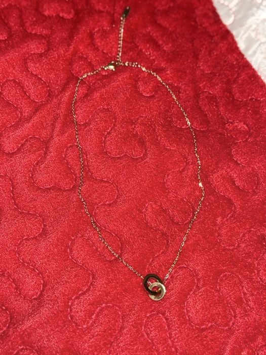 Lant aur 18K placat inoxidabil cu pandantiv elegant dama