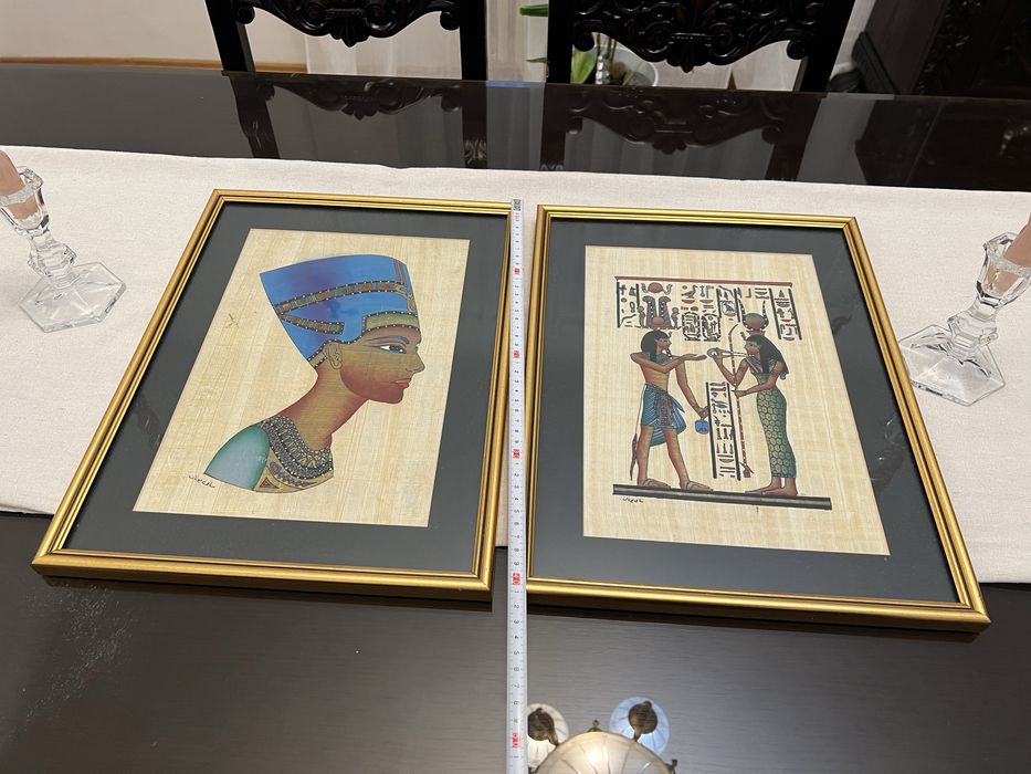 Tablou papirus egiptean cu rama