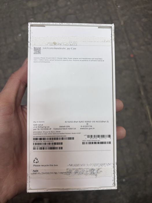 IPhone16 256гб 100%