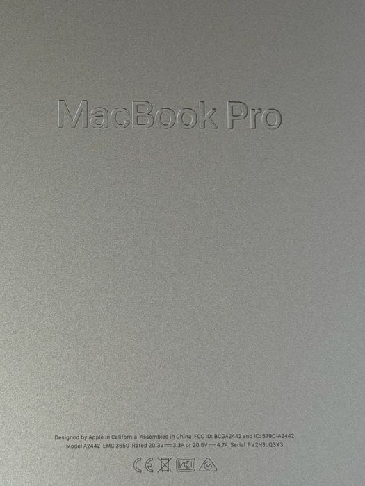 Macbook M1 Pro 16gb RAM 512SSD 14’