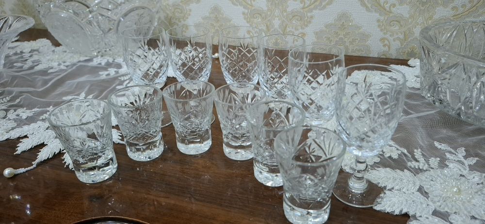 Хрустал рюмка Xrustal ryumkalar