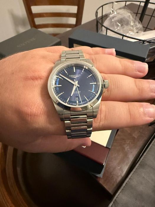 Ceas Longines  Conquest Automatic Premium 41 mm Blue Sapphire