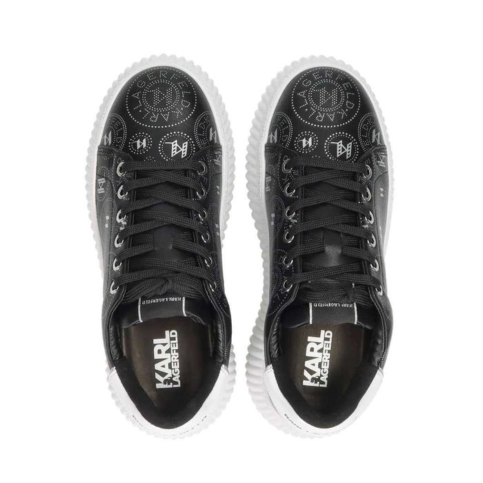 %ПРОМО% KARL LAGERFELD № 39 – Дамски кожени кецове "BLACK & WH