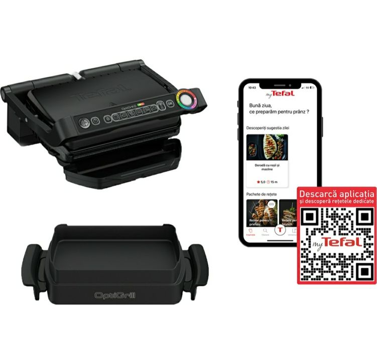 Gratar electric Tefal OptiGrill GC714834