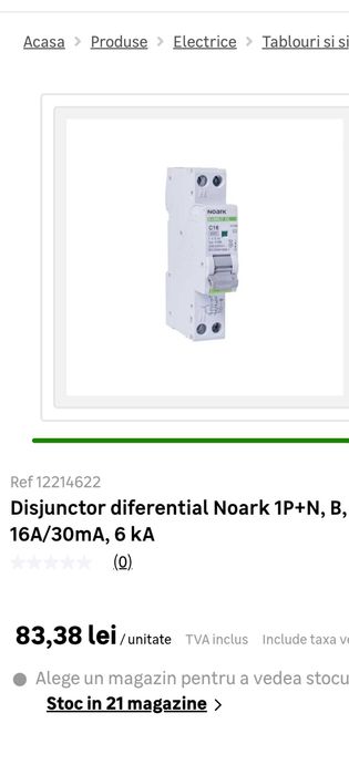 Siguranta electrica cu diferential