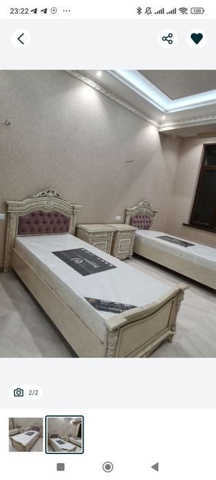 Срочно продается краваты с матрасом