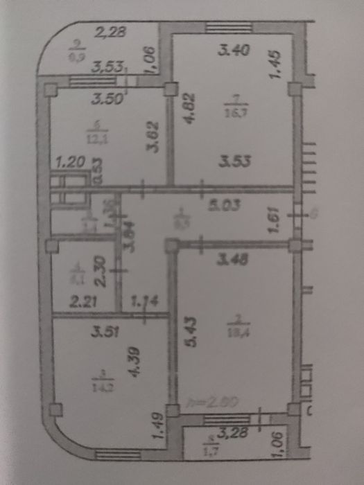 Продам 3-х комнатную квартиру