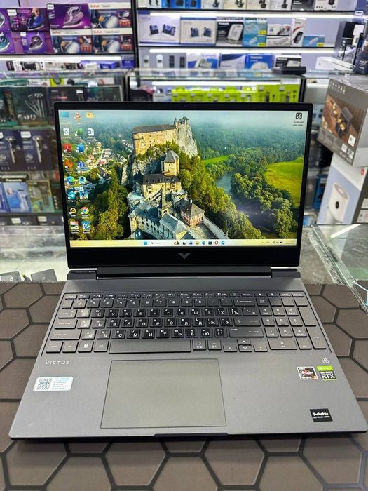 HP Victus Ryzen 5 RTX3050  , 8GB 256SSD , ideal,  kafolat 30 kun