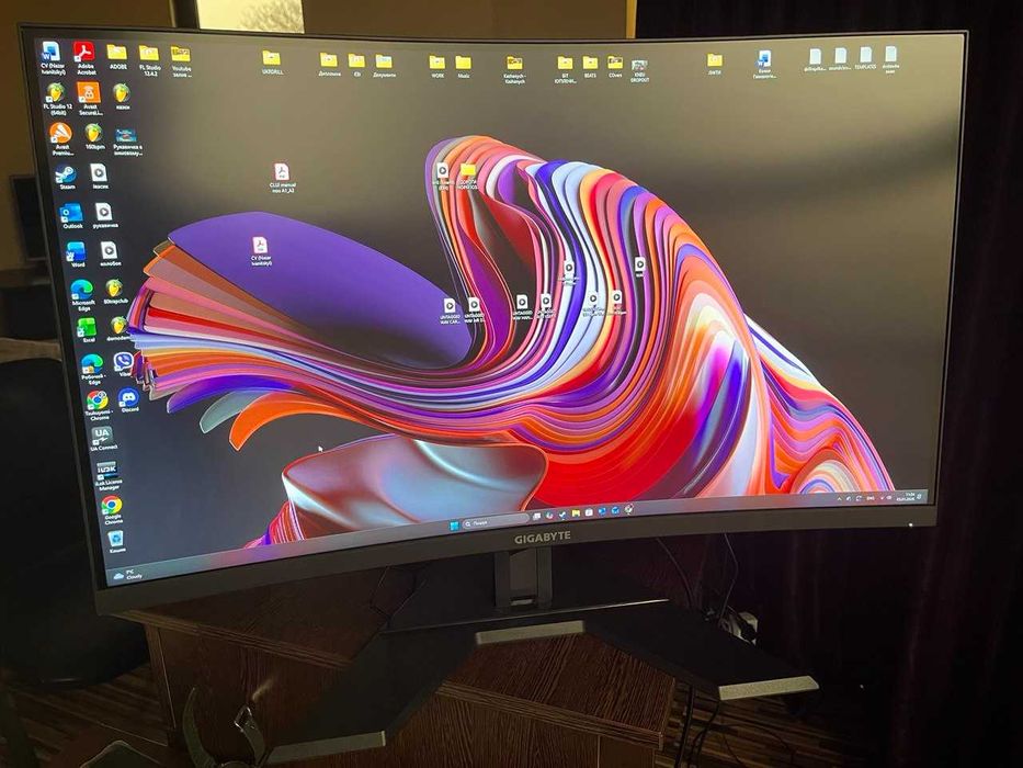 Monitor Gaming Gigabyte G32QC A 32” QHD 165Hz Curbat