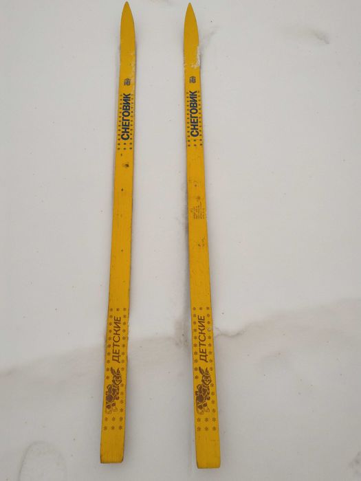 Лыжи деревянные советские
