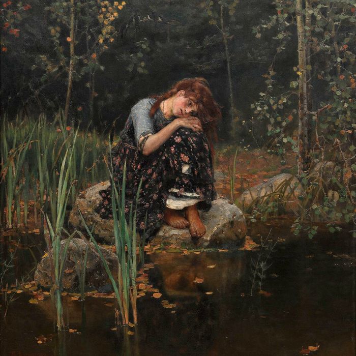 Картина "Аленушка" Виктор Васнецов 1970 г.