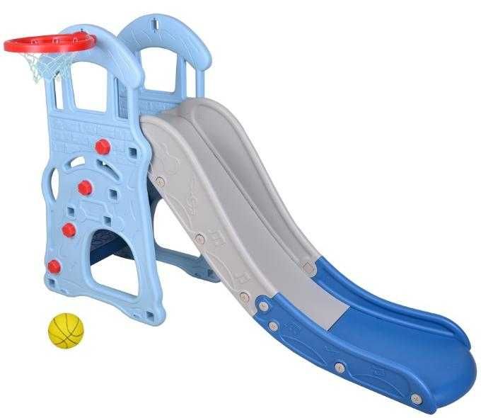 Детские горки с баскетбольным кольцом