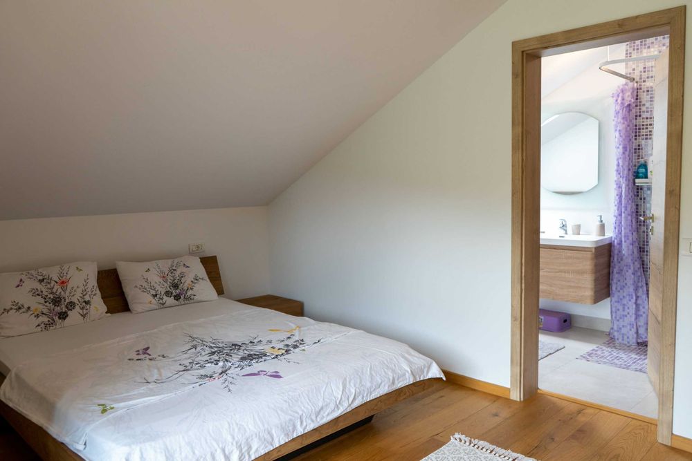 Cabană premium mobilată, 6 camere, 1,68 ha livadă și baltă, aproape de Deva