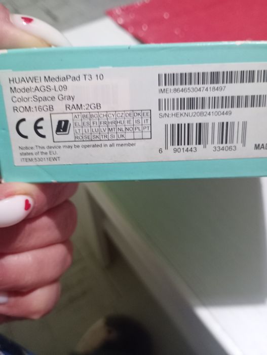 Таблет HUAWEI MediaPad T3  10