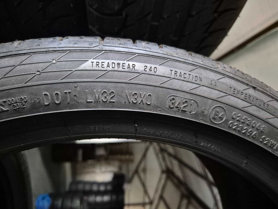 2 Anvelope de VARA - 255/35/19 96Y XL RFT OEM BMW MERCEDES - Continental Sport Contact 5 - NOU - DOT 2021 !