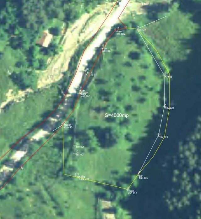 Teren 4000 mp cu utilități – ideal cabane / investiție – Munții Buzăului (Lopătari)