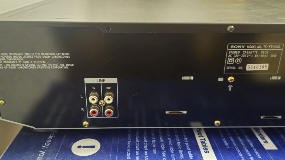 Sony TC-KE400S, stare foarte buna, cu fata de TC-KE300, Dolby S