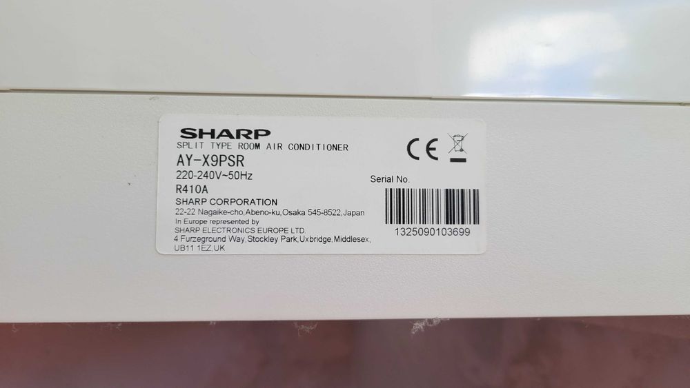 Климатик SHARP  AY-X9PSR