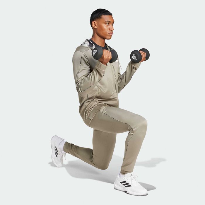 adidas camo training pants L