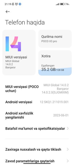 Poco X3 pro  ideal akalar uzim ishlatganman naxt pul kere