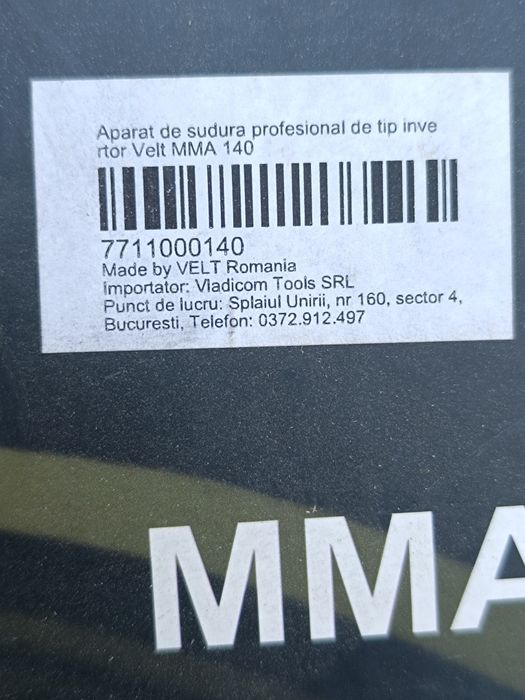 Aparat de sudura/ Invertor de sudura Velt