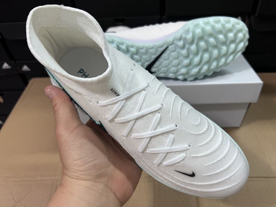 Ghete Fotbal Nike Phantom Luna II Elite TF - Emerald/White - Profesion