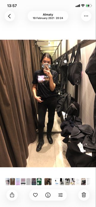 Джинсы черные Zara
