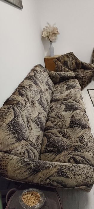 Set canapea extensibilă cu două fotolii extensibile