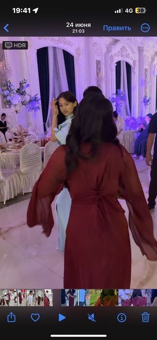 Б/У вечернее платье