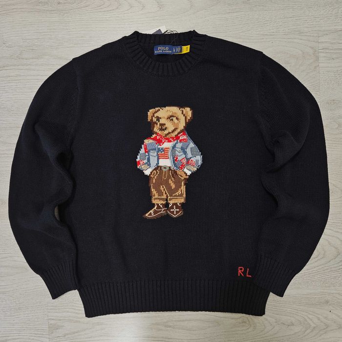 Вязаный свитер Polo Ralph Lauren с культовым Bear