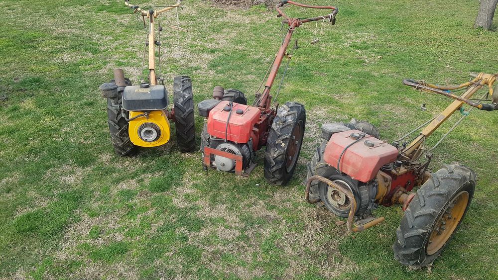 Бензинови Италиянски Мотоблокове 3 броя като нови