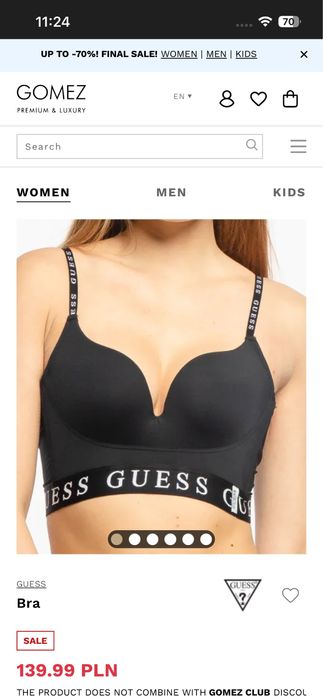 Горнище на бански Guess