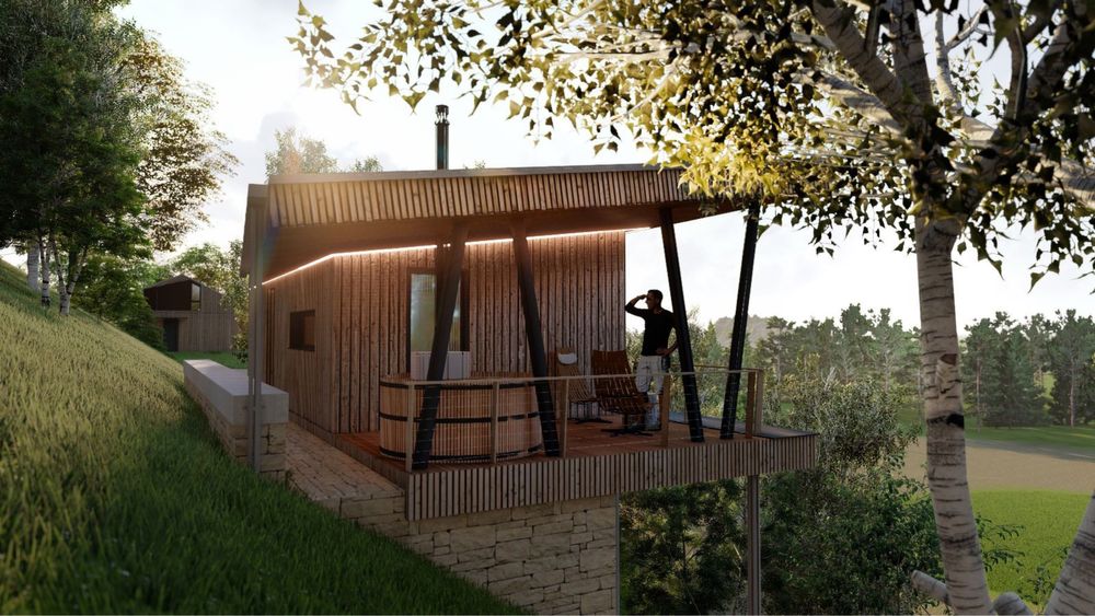 Teren autorizat pentru 4 cabane Muntele Rece