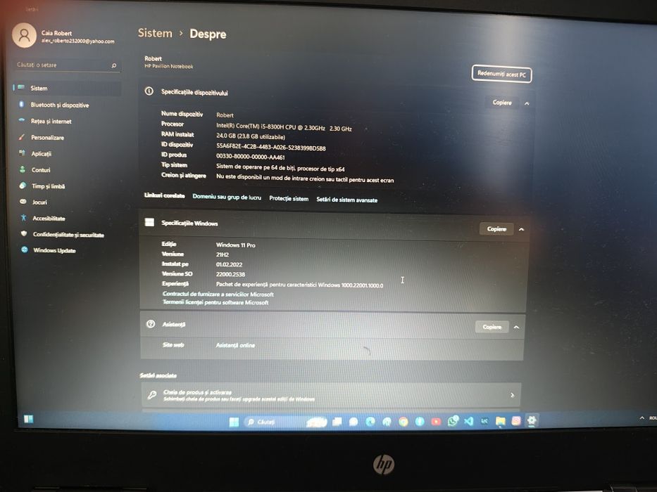 Notebook / Laptop HP Gaming 15.6'' Pavilion 15-bc410nq, FHD