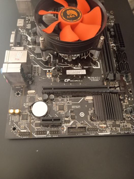H310M + Intel Core i5-9400F + кулер
