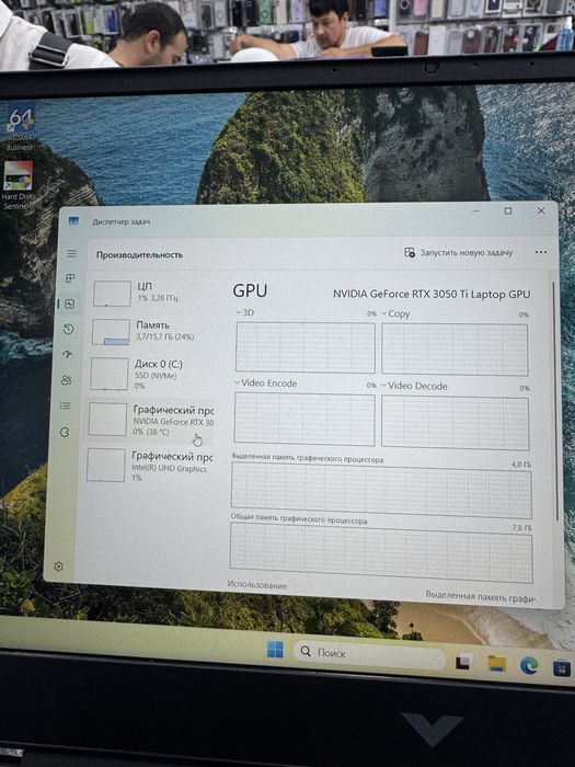 Hp victus i7-12650H 16/256/3050Ti 15.6 FHD Ips 144Hz