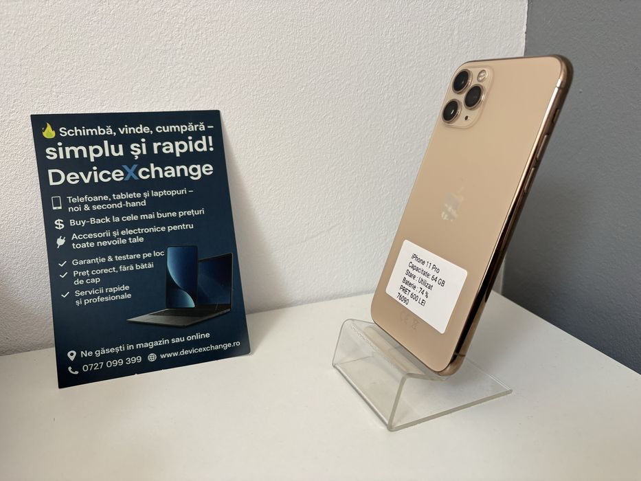 iPhone 11 Pro 74% Gold SH * Garantie *Buy Back * deviceXchange