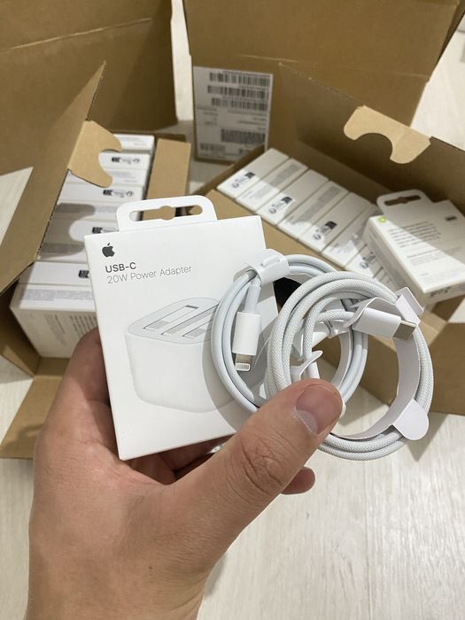 Apple Зарядка 100% Оригинал iPhone Zaryadka iPhone Golovka Адаптер