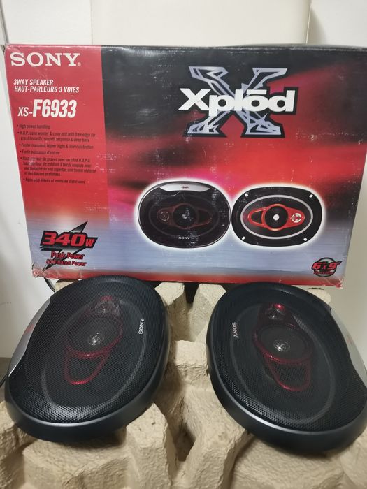 Sistem Audio Auto Sony Xplod: Player CDX-GT929U + Boxe Ovale 340W