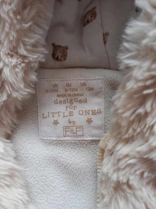 Costum bebe urs polar 9-12 luni