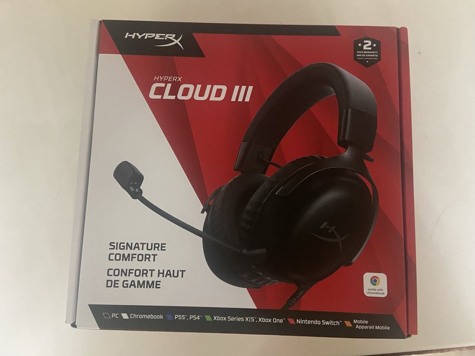 Игровые наушники HyperX Cloud III — Black