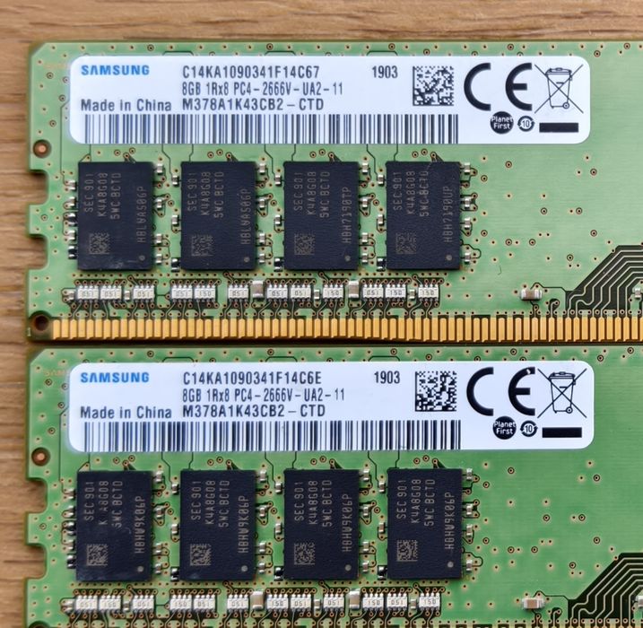 RAM Samsung 16gb 2666mhz DDR4