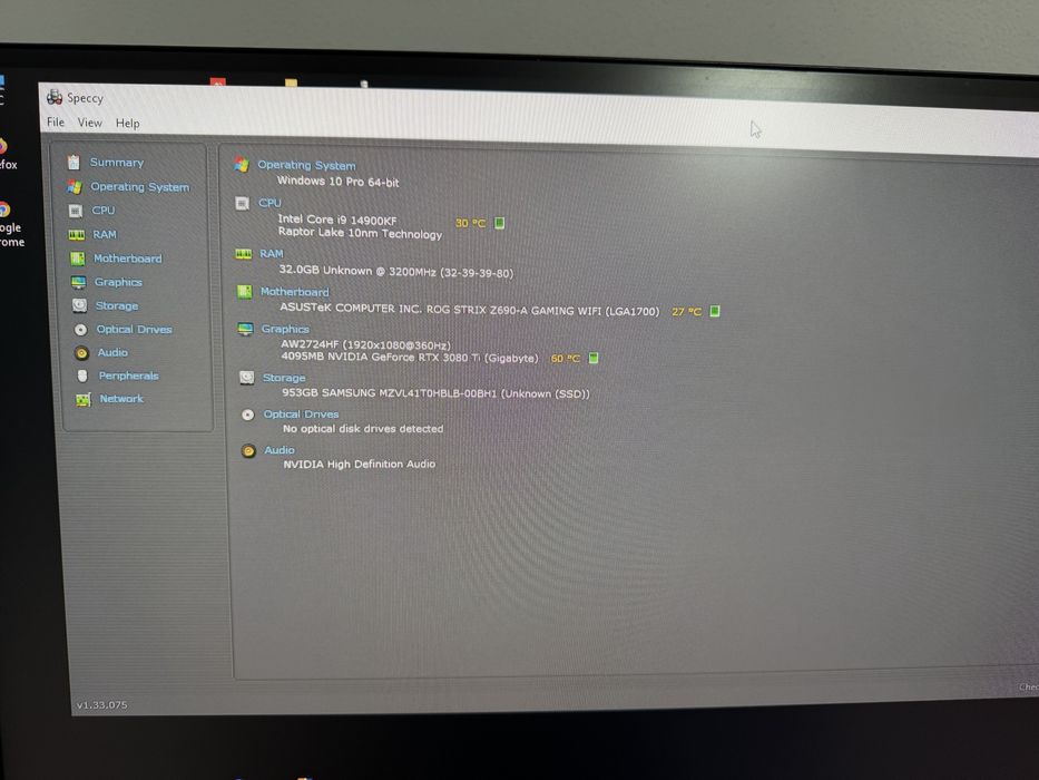 Pc gaming i9 14900kf rtx 3080ti
