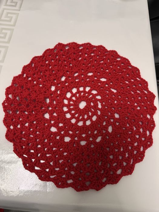 Вязанная салфетница