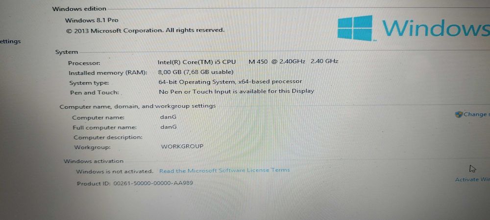 Acer Aspire 5742G, i5, RAM 8GB, HDD Toshiba 400GB, incarcator original