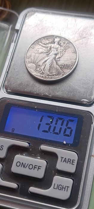 Moneda half dolar american 1920