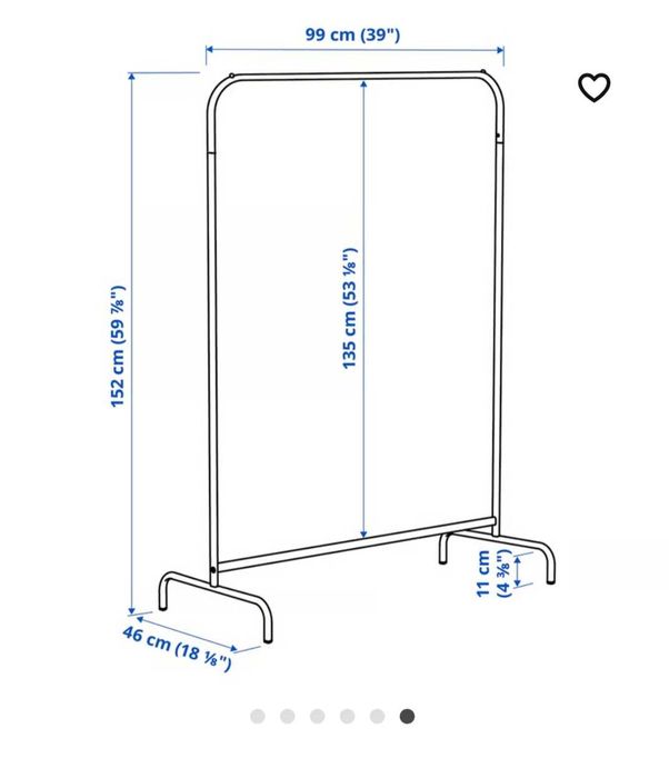 Suport umeraşe, negru, 99x152 cm
