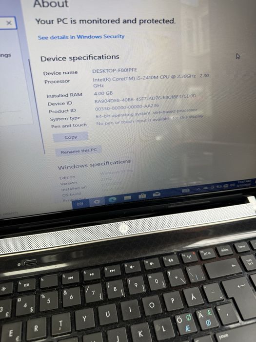 Hp dv6 intel i5