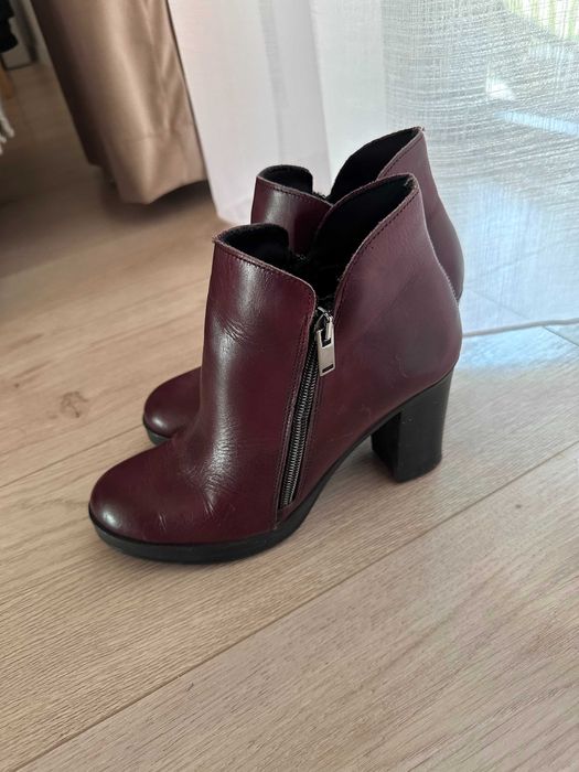 Botine din piele - 36